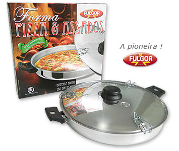 fulgor - forma para pizza polida