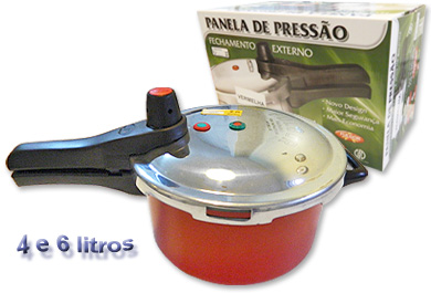 fulgor - panela de pressão com fechamento externo - linha doméstica